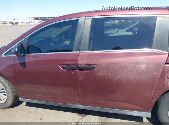 5FNRL5H24GB148049 2016 HONDA ODYSSEY Maroon 360 interior view