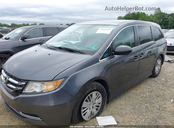 5FNRL5H27HB000978 2017 HONDA ODYSSEY Gray 