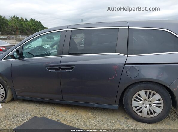 5FNRL5H27HB000978 2017 HONDA ODYSSEY Gray 