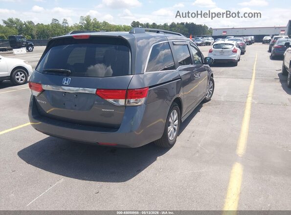 5FNRL5H31HB022340 2017 HONDA ODYSSEY Gray Trasero derecho
