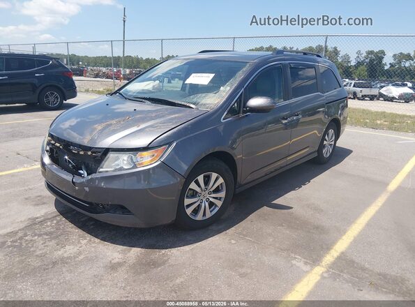 5FNRL5H31HB022340 2017 HONDA ODYSSEY Gray Vista tres cuartos delantera izquierda
