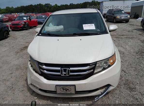 5FNRL5H36HB018171 2017 HONDA ODYSSEY White Widok zestawu wskaźników
