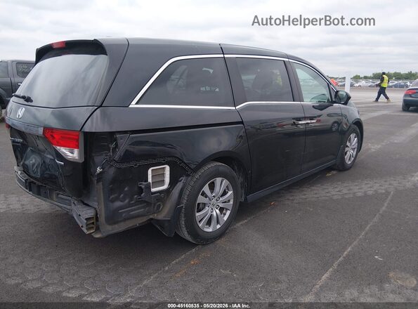 5FNRL5H37GB075932 2016 HONDA ODYSSEY Черный Задняя правая четверть