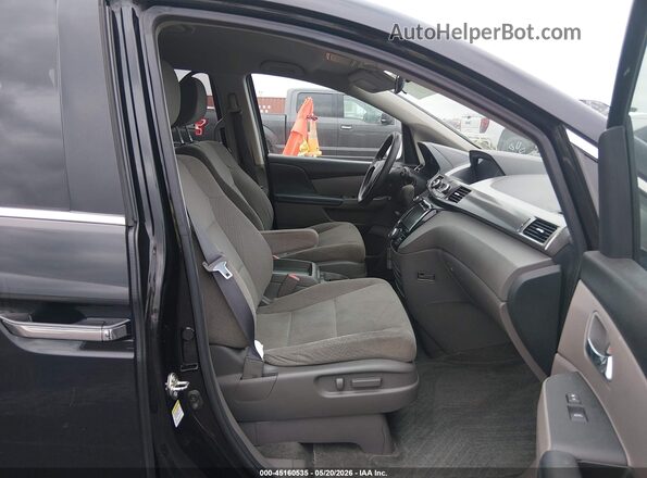 5FNRL5H37GB075932 2016 HONDA ODYSSEY Черный Вид салона спереди