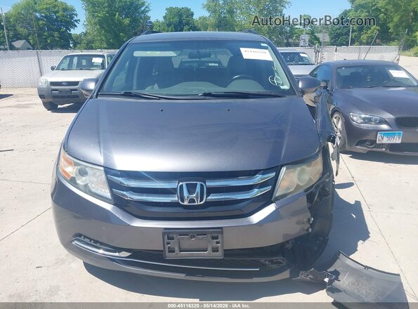 5FNRL5H39HB000473 2017 HONDA ODYSSEY Gray Սալոնի հետևի տեսք
