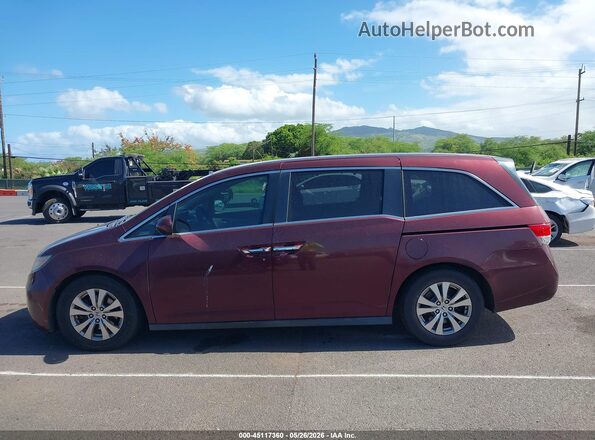 5FNRL5H4XHB017792 2017 HONDA ODYSSEY Burgundy Vista interior de 360 grados