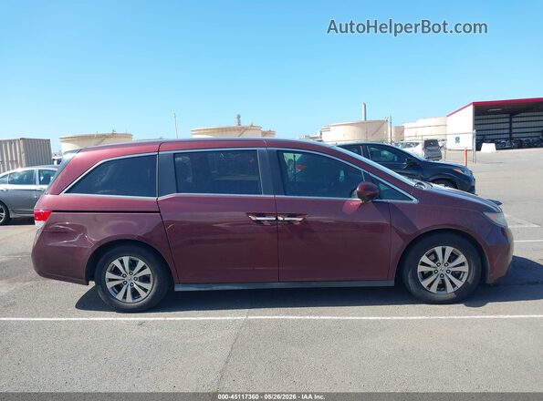 5FNRL5H4XHB017792 2017 HONDA ODYSSEY Burgundy Vista interior trasera