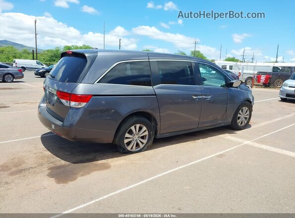 5FNRL5H60GB037128 2016 HONDA ODYSSEY Gray Задня права чверть