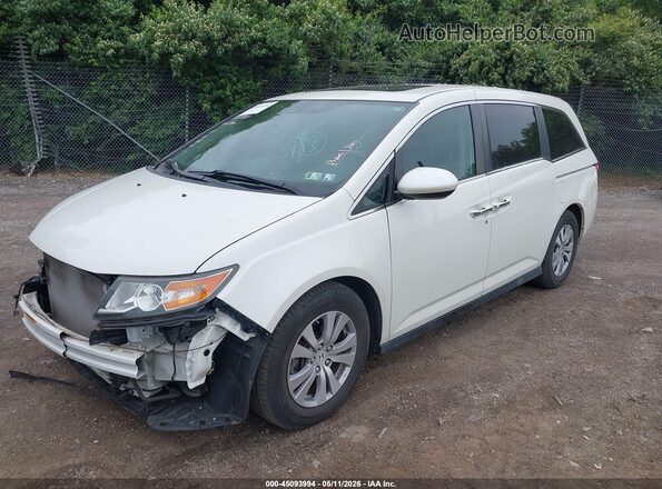 5FNRL5H61GB080635 2016 HONDA ODYSSEY Белый Передняя левая четверть