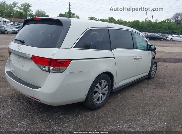 5FNRL5H61GB080635 2016 HONDA ODYSSEY Белый Задняя правая четверть