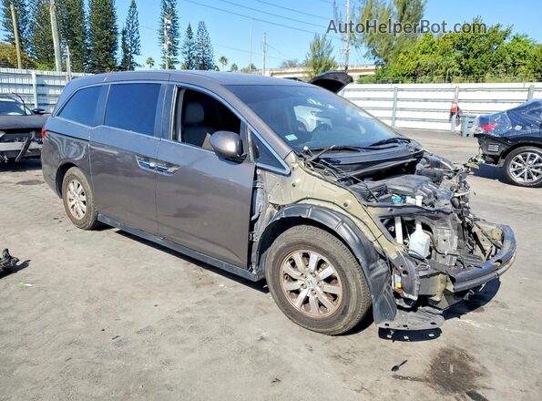 5FNRL5H63HB011477 2017 HONDA ODYSSEY Gray 