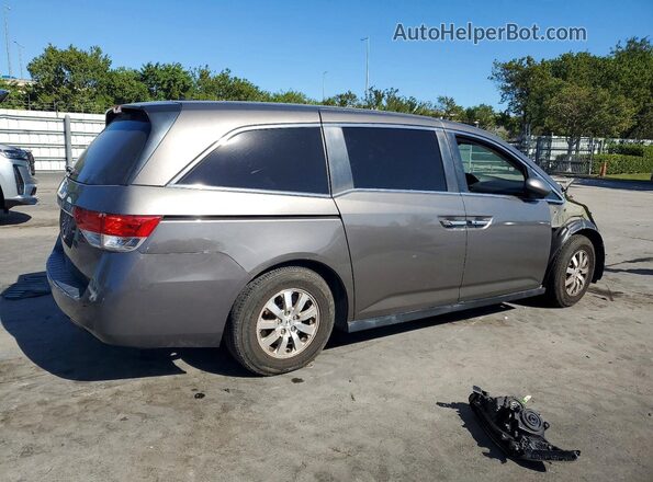 5FNRL5H63HB011477 2017 HONDA ODYSSEY Gray 