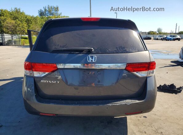 5FNRL5H63HB011477 2017 HONDA ODYSSEY Gray 