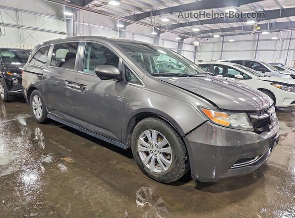 5FNRL5H64HB007132 2017 HONDA ODYSSEY Gray 