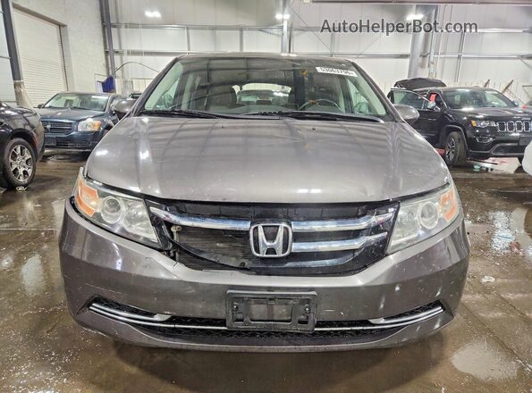 5FNRL5H64HB007132 2017 HONDA ODYSSEY Gray 