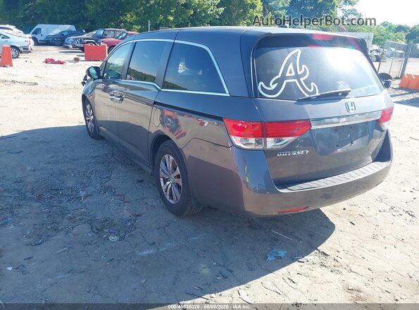 5FNRL5H65GB035598 2016 HONDA ODYSSEY Gray Задня ліва чверть