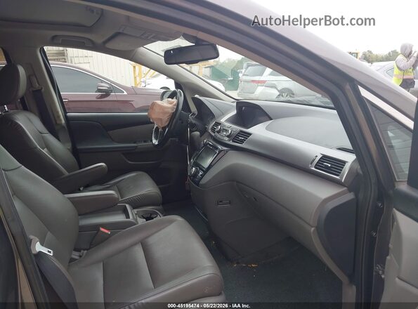 5FNRL5H66GB102449 2016 HONDA ODYSSEY Gray წინა სალონის ხედი
