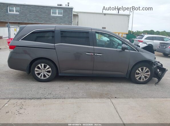 5FNRL5H66GB102449 2016 HONDA ODYSSEY Gray უკანა სალონის ხედი