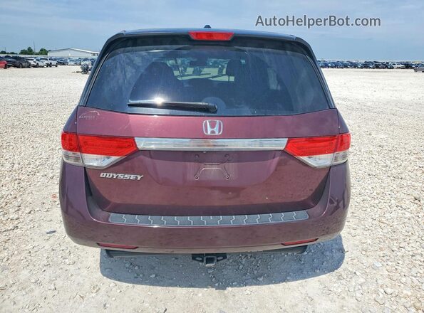 5FNRL5H66HB001722 2017 HONDA ODYSSEY Бордовый 