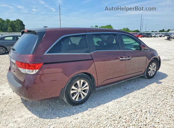 5FNRL5H66HB001722 2017 HONDA ODYSSEY Бордовый 