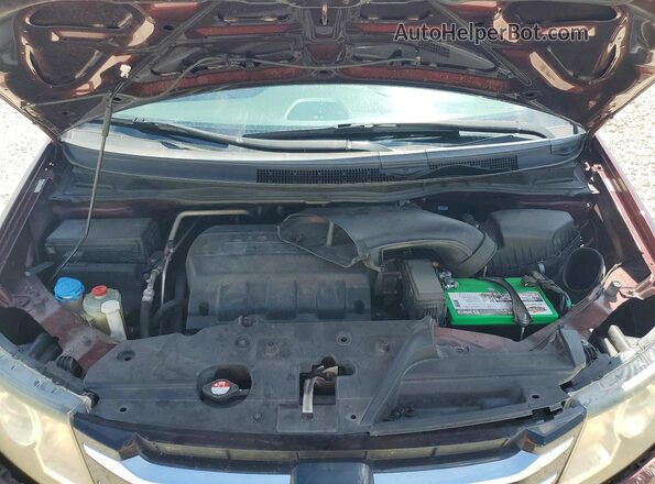 5FNRL5H66HB001722 2017 HONDA ODYSSEY Бордовый 
