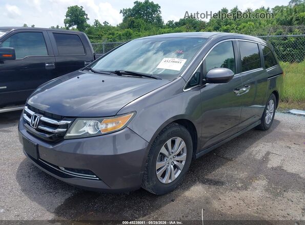 5FNRL5H67HB021476 2017 HONDA ODYSSEY Gray Front left