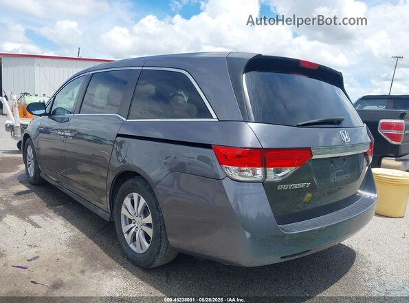 5FNRL5H67HB021476 2017 HONDA ODYSSEY Gray Rear left