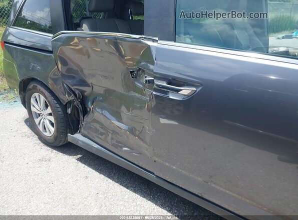 5FNRL5H67HB021476 2017 HONDA ODYSSEY Gray Front view