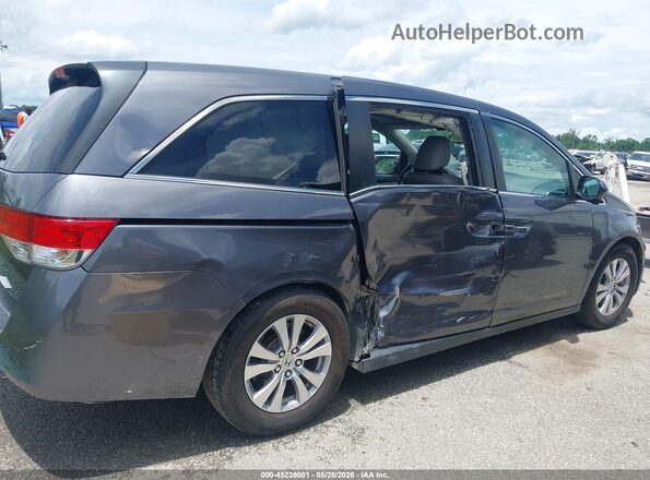 5FNRL5H67HB021476 2017 HONDA ODYSSEY Gray Rear interior view