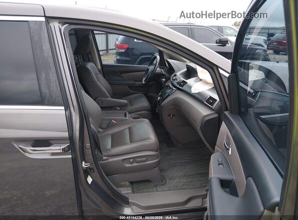 5FNRL5H68GB071978 2016 HONDA ODYSSEY Gray Vista interior delantera