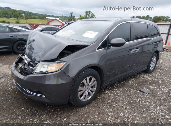 5FNRL5H68GB071978 2016 HONDA ODYSSEY Gray Vista tres cuartos delantera izquierda