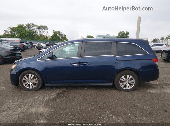 5FNRL5H68GB110780 2016 HONDA ODYSSEY Blue უკანა სალონის ხედი