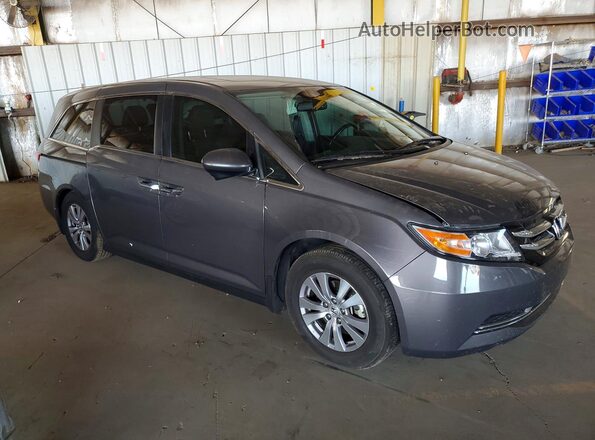 5FNRL5H68HB008817 2017 HONDA ODYSSEY Gray Delantero derecho