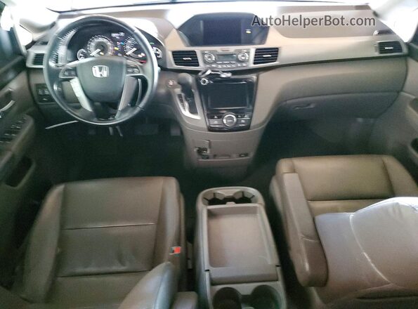5FNRL5H68HB008817 2017 HONDA ODYSSEY Gray Vista del salpicadero