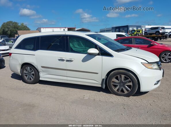 5FNRL5H99HB502663 2017 HONDA ODYSSEY White Vista interior trasera