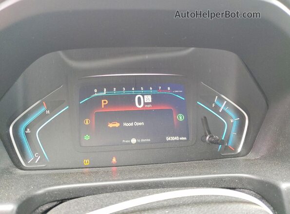 5FNRL6H28MB038655 2021 HONDA ODYSSEY Синий Вид щитка приборов