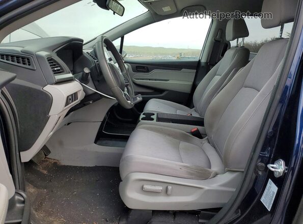 5FNRL6H28MB038655 2021 HONDA ODYSSEY Синий Вид салона спереди
