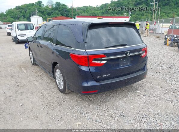5FNRL6H28MB043581 2021 HONDA ODYSSEY Blue Tył lewy