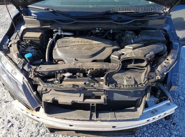 5FNRL6H29JB095829 2018 HONDA ODYSSEY Charcoal უკანა სალონის ხედი