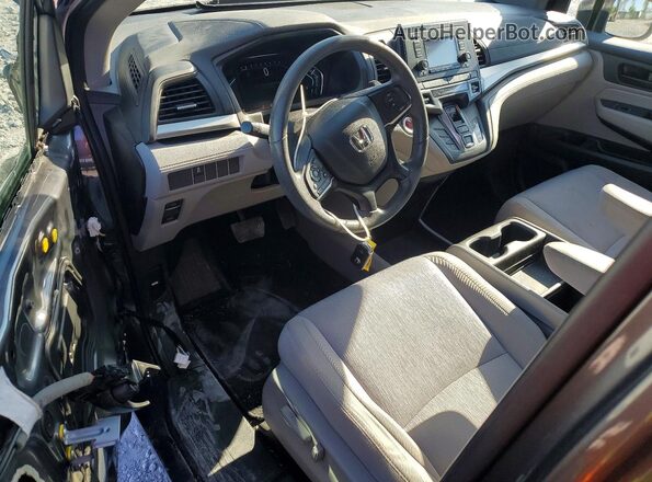 5FNRL6H29JB095829 2018 HONDA ODYSSEY Charcoal წინა პანელის ხედი