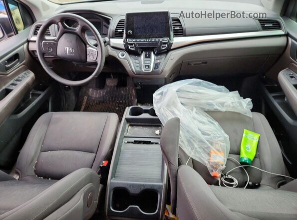 5FNRL6H49LB500754 2020 HONDA ODYSSEY Белый Вид панели приборов