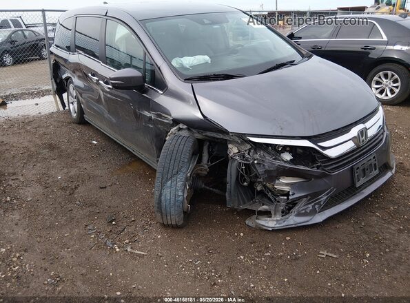 5FNRL6H52KB088751 2019 HONDA ODYSSEY Gray Вид спереду