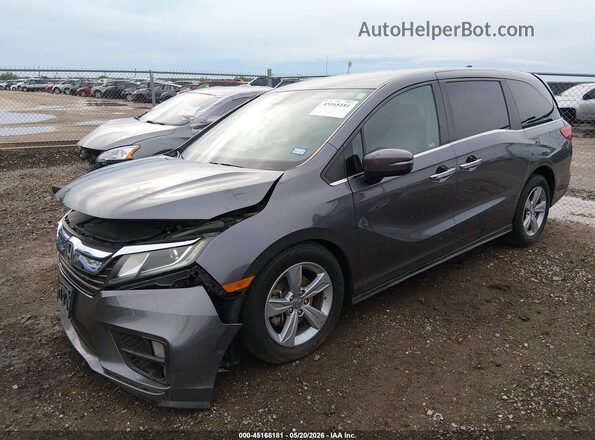 5FNRL6H52KB088751 2019 HONDA ODYSSEY Gray Передня ліва чверть