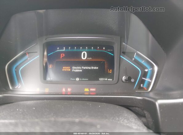 5FNRL6H52KB088751 2019 HONDA ODYSSEY Gray Вид задніх сидінь