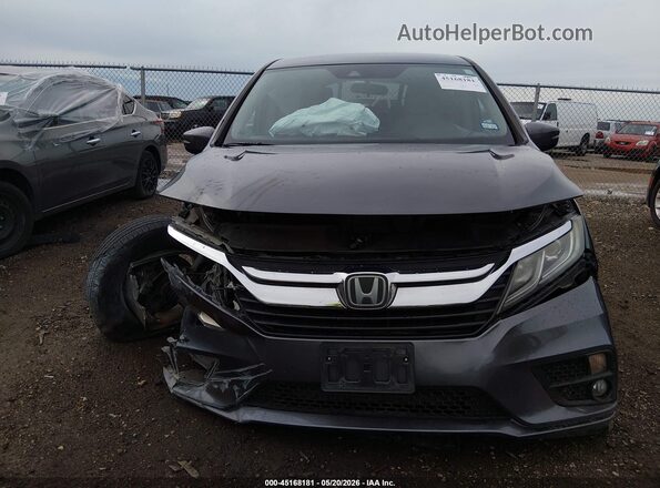 5FNRL6H52KB088751 2019 HONDA ODYSSEY Gray Вид задньої частини салону