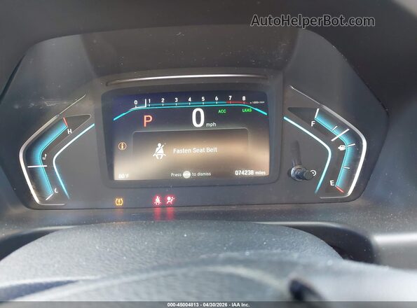 5FNRL6H52LB058280 2020 HONDA ODYSSEY White Հետևի նստատեղերի տեսք