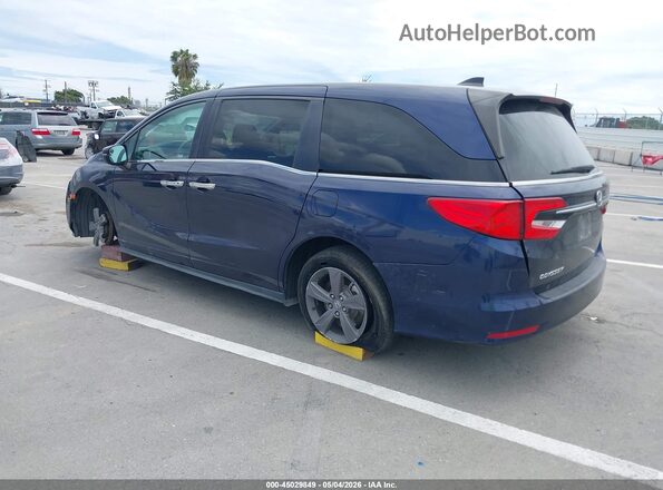 5FNRL6H52NB052353 2022 HONDA ODYSSEY Blue Rear left