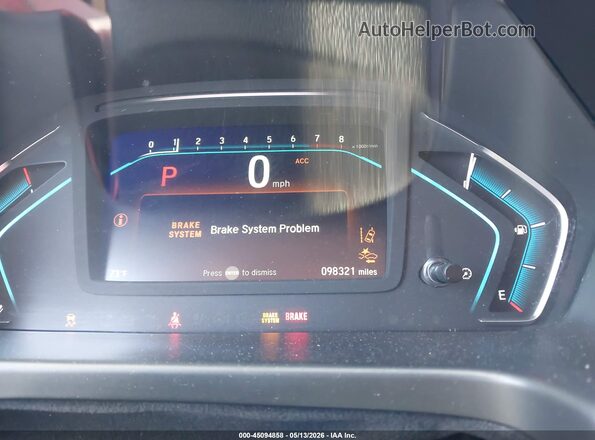 5FNRL6H53LB001781 2020 HONDA ODYSSEY Gray Вид задніх сидінь