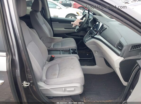 5FNRL6H53LB007452 2020 HONDA ODYSSEY Gray Widok wnętrza z przodu