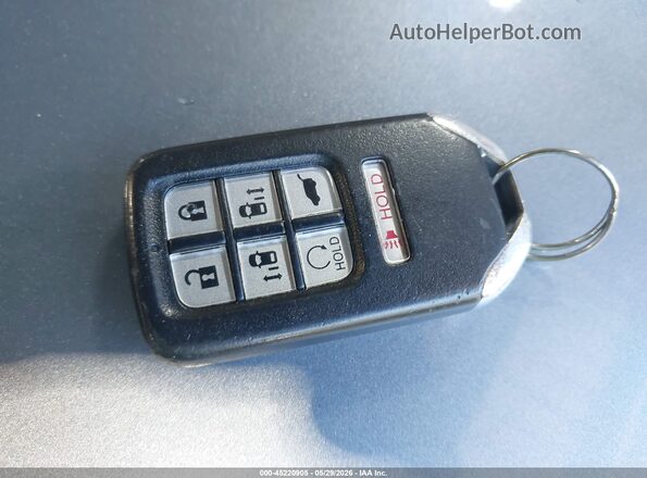 5FNRL6H55KB085455 2019 HONDA ODYSSEY Blue Vista del salpicadero